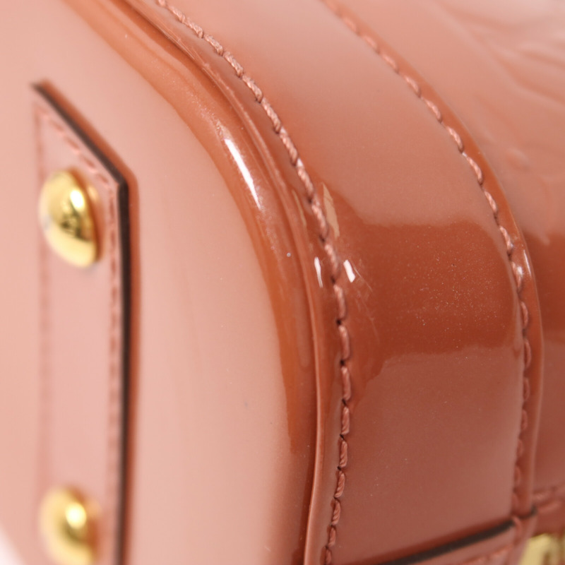 LOUIS VUITTON Monogram Vernis Alma BB手挽肩背兩用袋-13