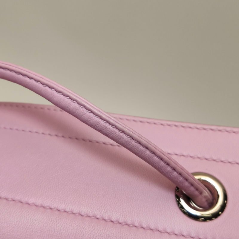 Hermes Aline迷你結飾馬夫包斜背包Milo羊皮銀扣X9錦葵紫Z刻-10