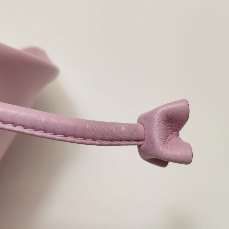 Hermes Aline迷你結飾馬夫包斜背包Milo羊皮銀扣X9錦葵紫Z刻-11