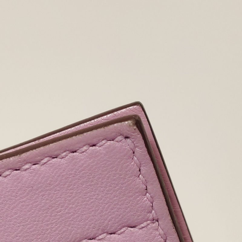 Hermes Aline迷你結飾馬夫包斜背包Milo羊皮銀扣X9錦葵紫Z刻-12