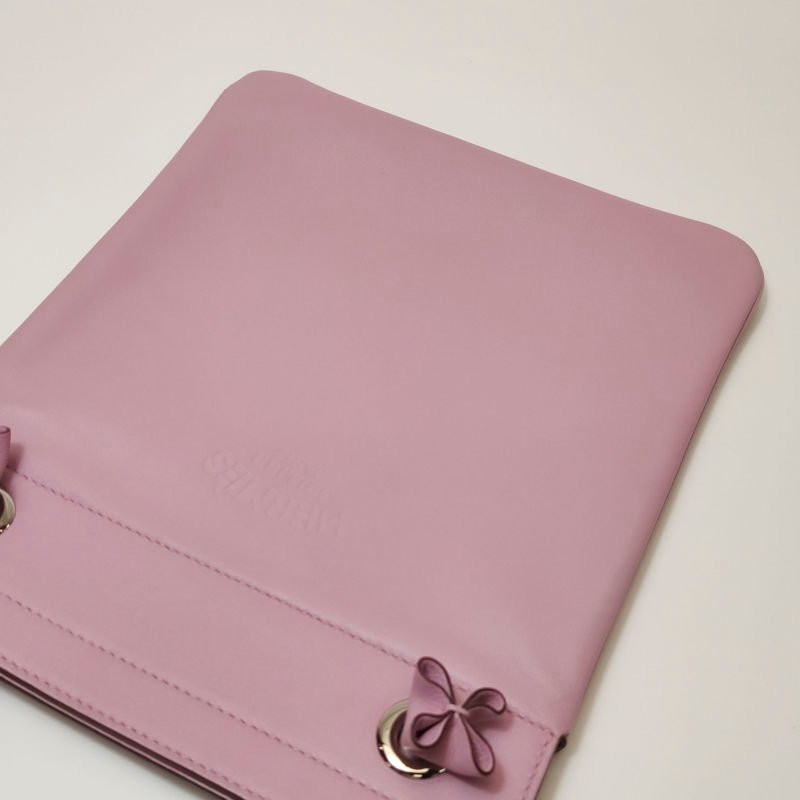 Hermes Aline迷你結飾馬夫包斜背包Milo羊皮銀扣X9錦葵紫Z刻-15