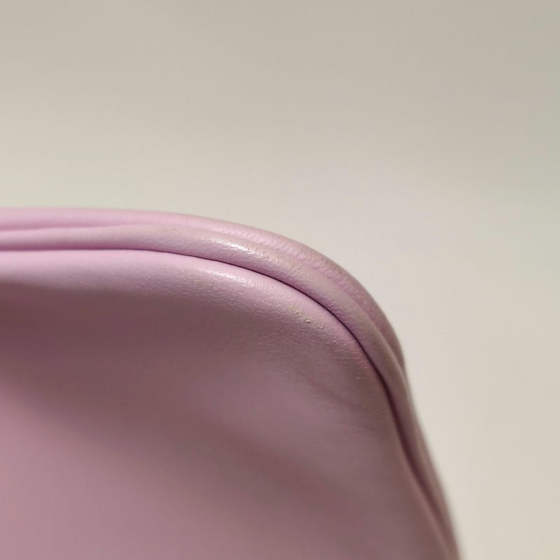 Hermes Aline迷你結飾馬夫包斜背包Milo羊皮銀扣X9錦葵紫Z刻-20