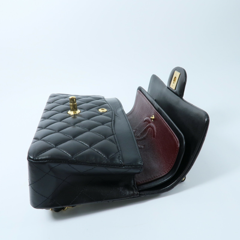 CHANEL 羊皮皮革Classic 23鏈帶肩背袋-9