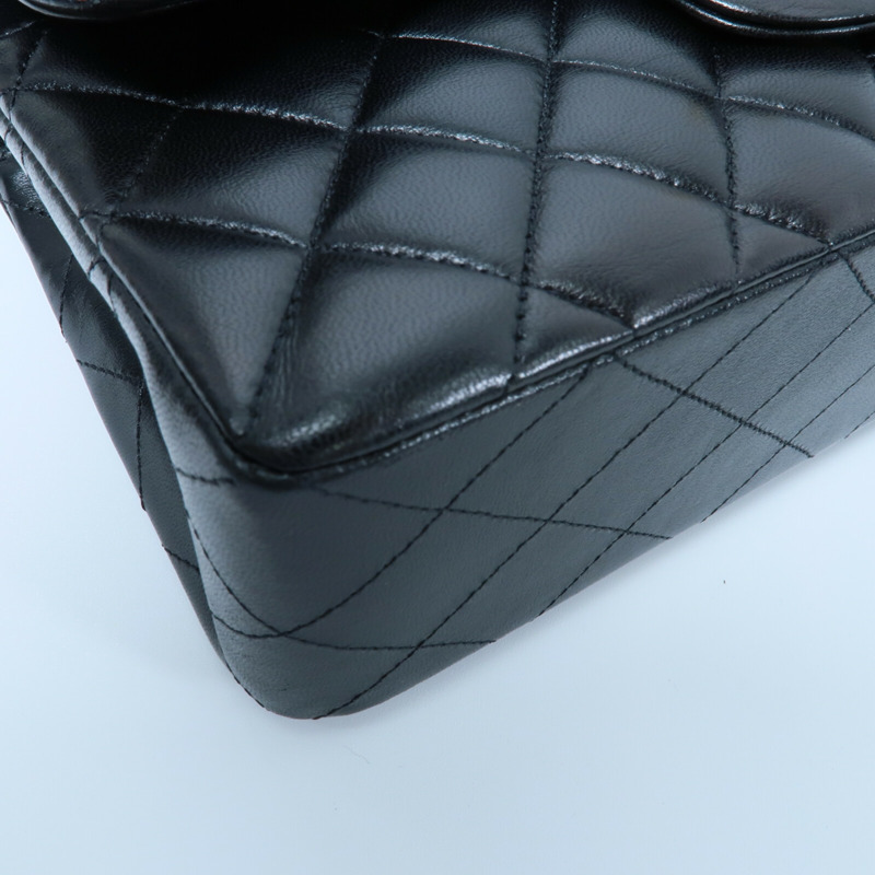 CHANEL 羊皮皮革Classic 23鏈帶肩背袋-13
