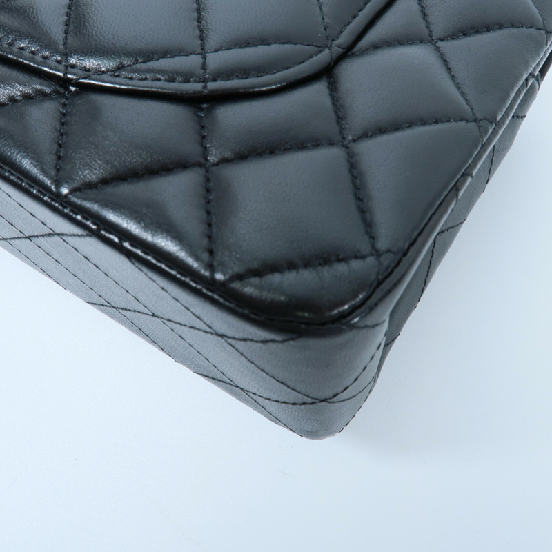 CHANEL 羊皮皮革Classic 23鏈帶肩背袋-16