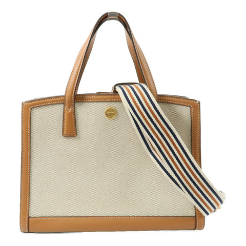 Tory Burch 帆布Walker手挽肩背兩用袋