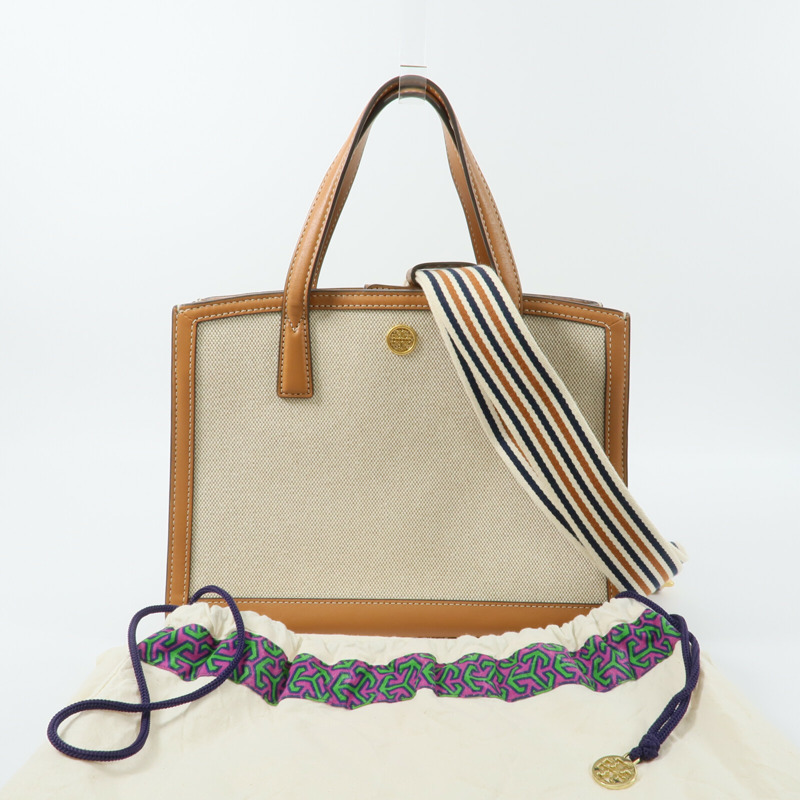 Tory Burch 帆布Walker手挽肩背兩用袋-10