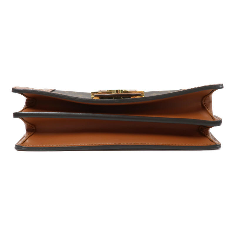 LOUIS VUITTON Monogram Reverse Dauphine MM鏈帶手挽肩背兩用袋-3