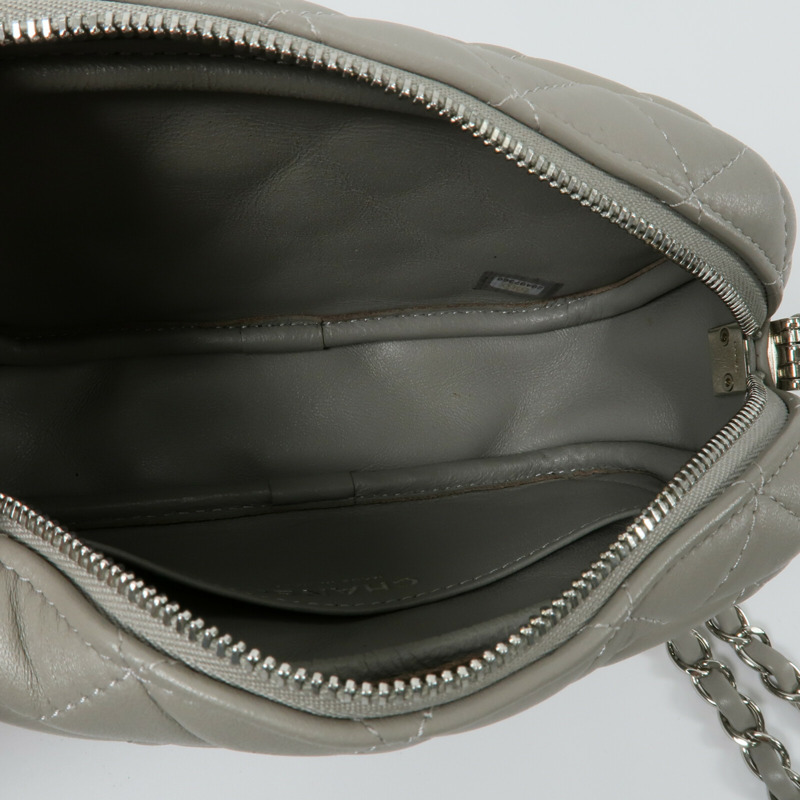 CHANEL 羊皮皮革Camera Bag鏈帶肩背袋-4