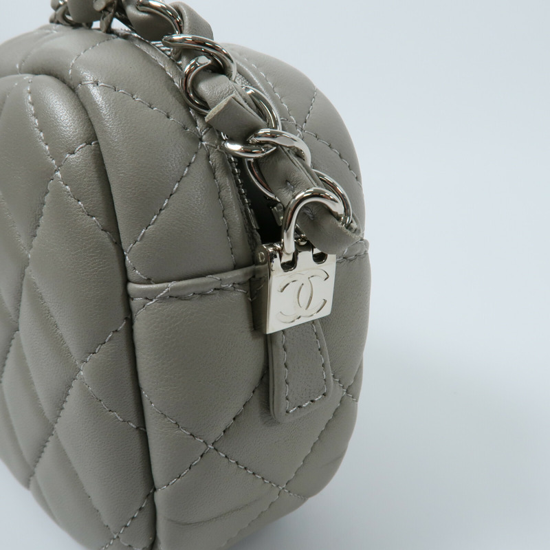 CHANEL 羊皮皮革Camera Bag鏈帶肩背袋-8