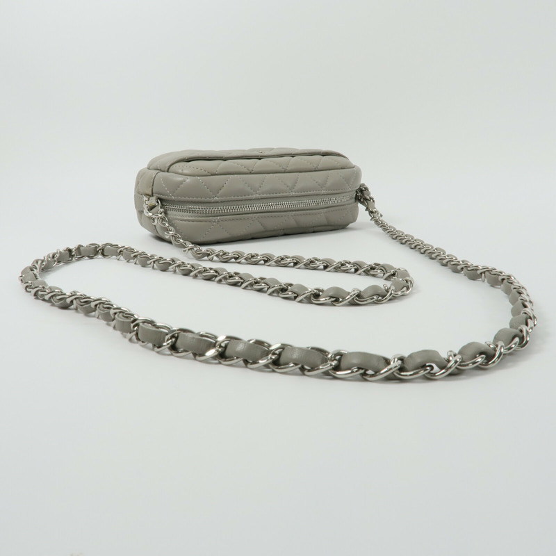 CHANEL 羊皮皮革Camera Bag鏈帶肩背袋-9