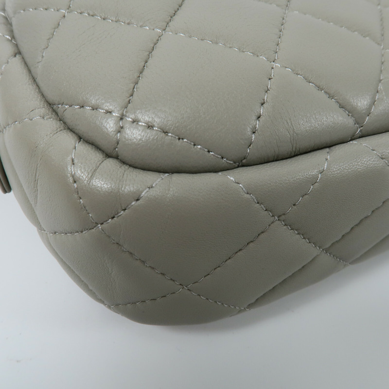 CHANEL 羊皮皮革Camera Bag鏈帶肩背袋-11