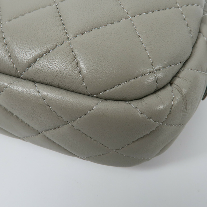 CHANEL 羊皮皮革Camera Bag鏈帶肩背袋-12