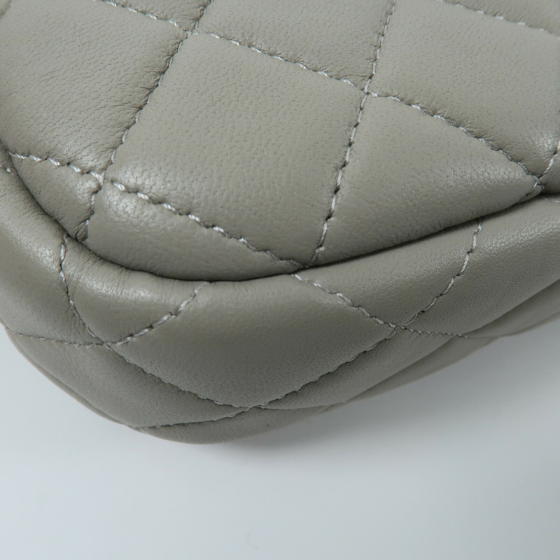 CHANEL 羊皮皮革Camera Bag鏈帶肩背袋-13