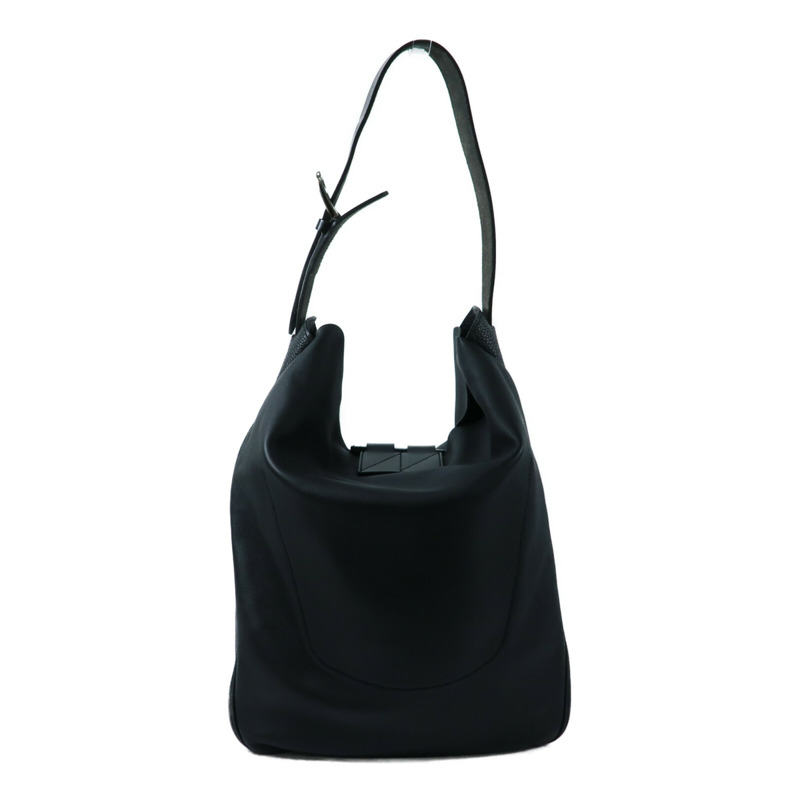 HERMES Swift皮革/Togo皮革Virevolte Bag手挽袋Noir-1