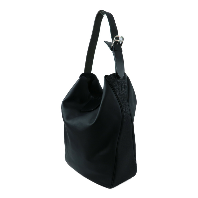 HERMES Swift皮革/Togo皮革Virevolte Bag手挽袋Noir-2
