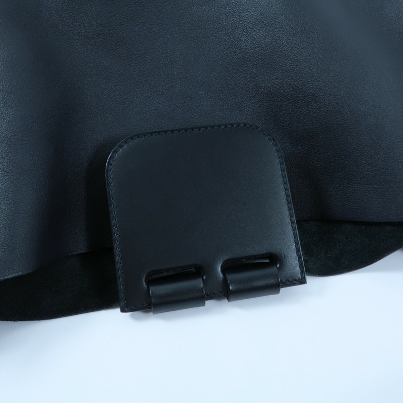 HERMES Swift皮革/Togo皮革Virevolte Bag手挽袋Noir-9
