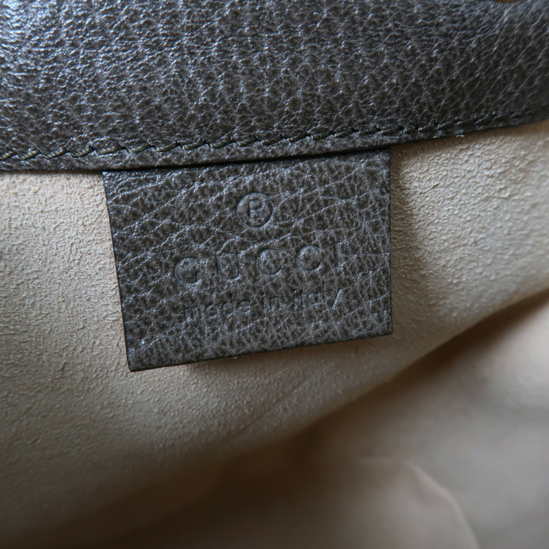 GUCCI 塗層帆布Ophidia Mini Bucket肩背袋-5