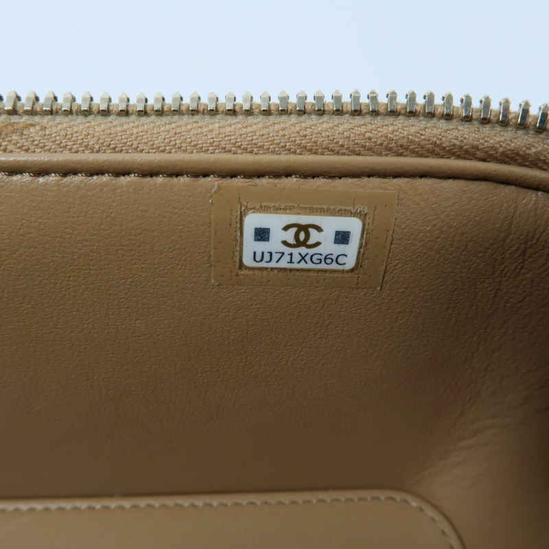 CHANEL 羊皮皮革Vanity Case鏈帶肩背袋-7