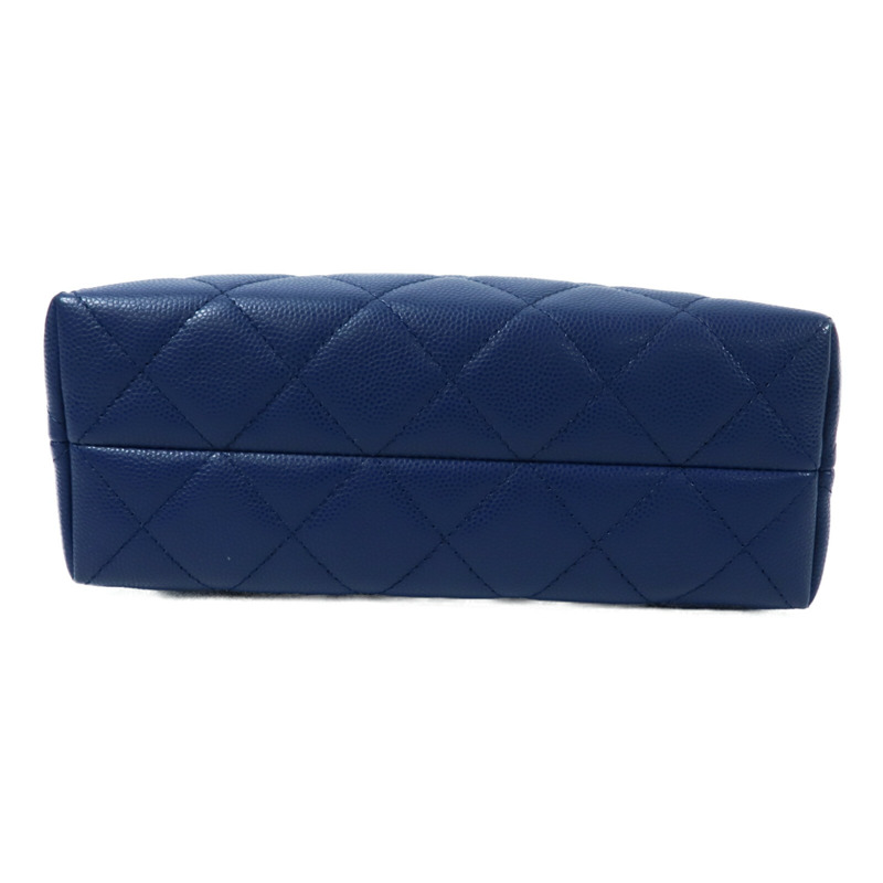 CHANEL 牛皮皮革2 Way Shoulder鏈帶手挽肩背兩用袋-3