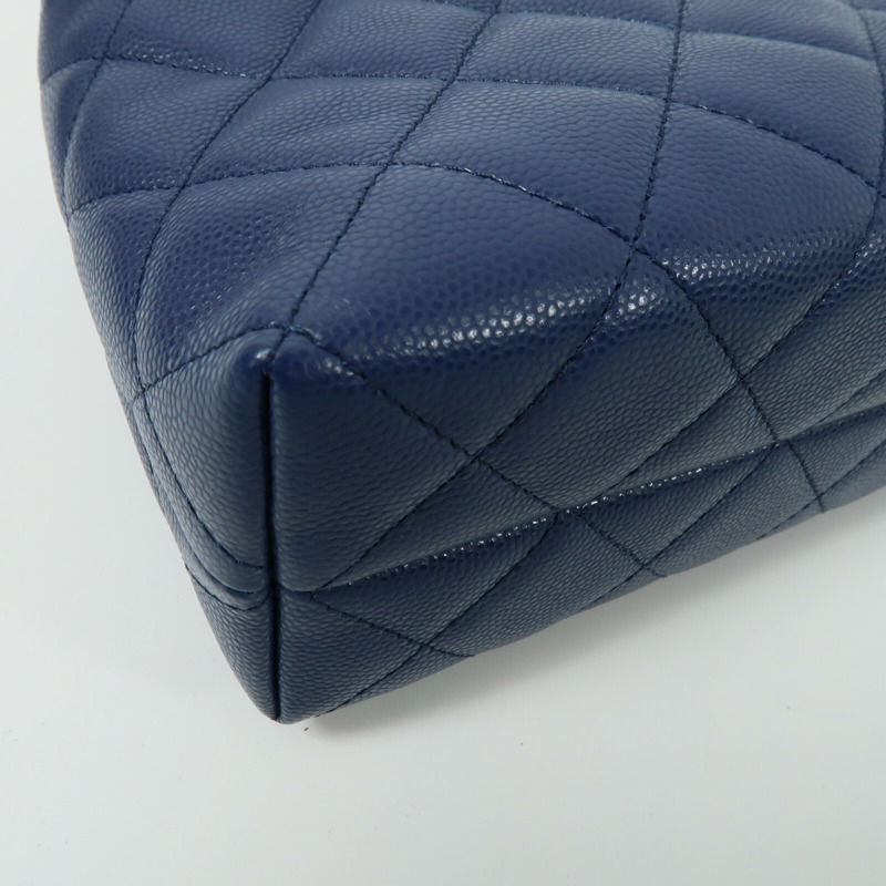 CHANEL 牛皮皮革2 Way Shoulder鏈帶手挽肩背兩用袋-10
