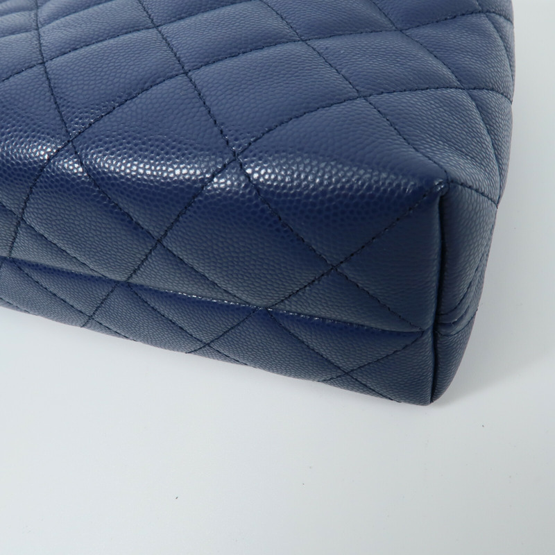 CHANEL 牛皮皮革2 Way Shoulder鏈帶手挽肩背兩用袋-11