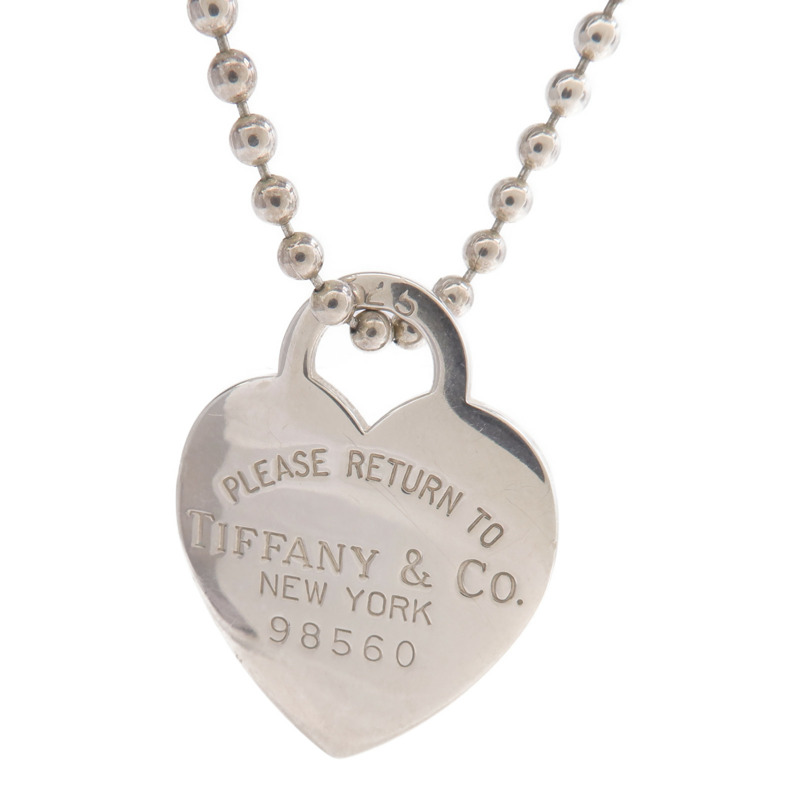 TIFFANY＆CO 925純銀Return to Tiffany Heart Tag Pendant項鍊-3