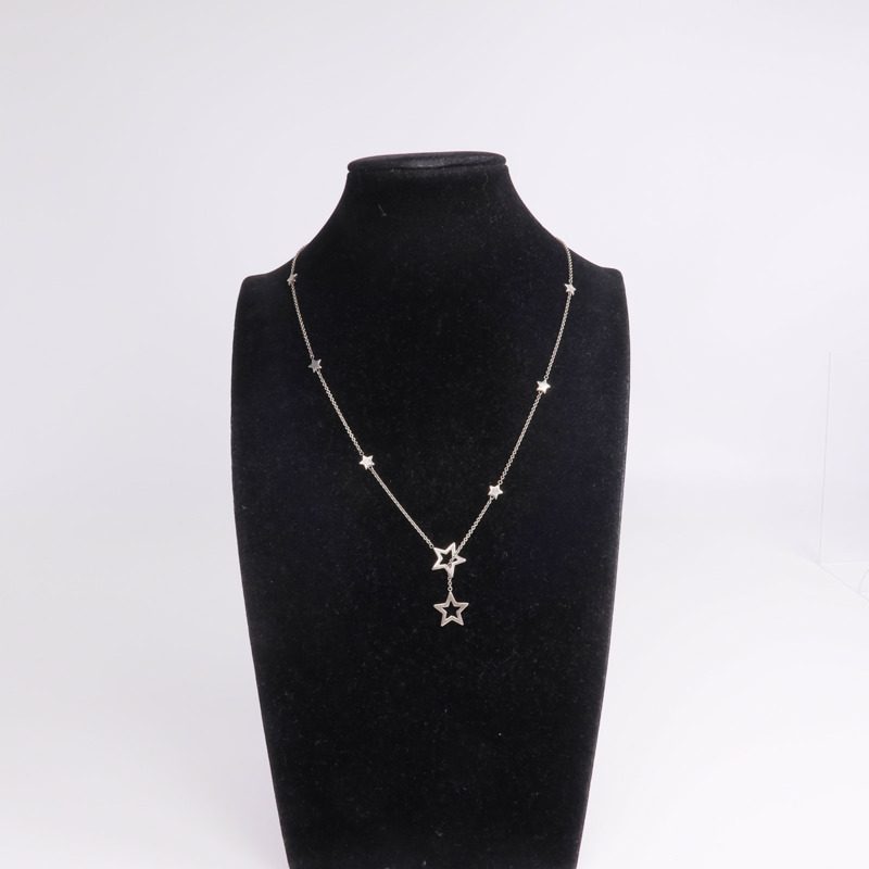 TIFFANY＆CO 925純銀Star Necklace項鍊-7