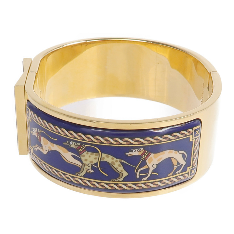 HERMES 金屬/琺瑯Email Bracelet手鐲-1