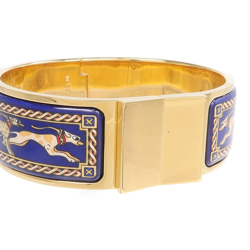 HERMES 金屬/琺瑯Email Bracelet手鐲-4