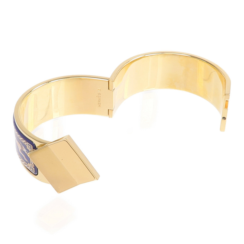 HERMES 金屬/琺瑯Email Bracelet手鐲-6