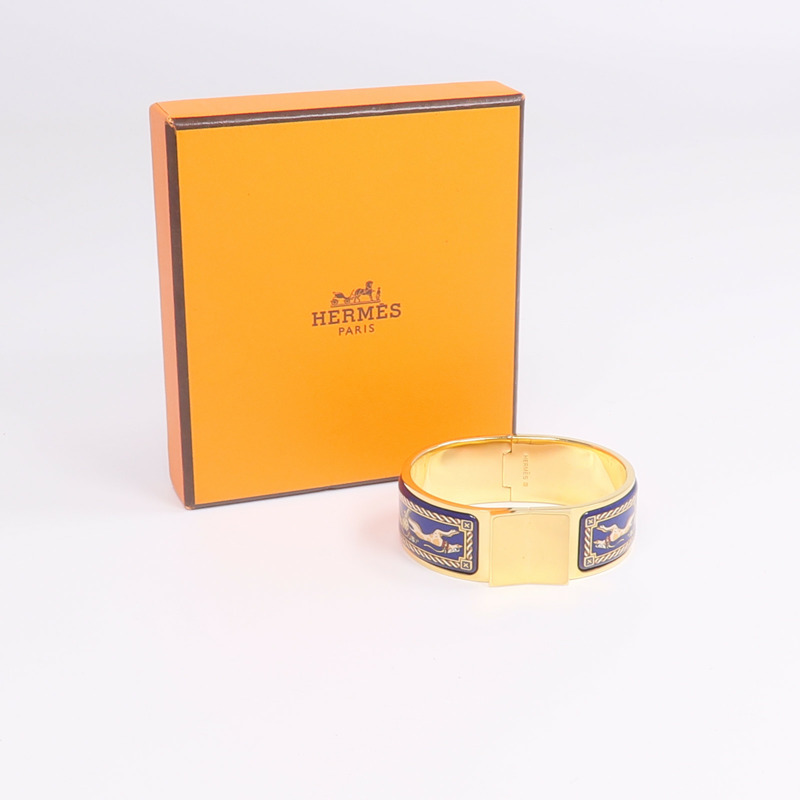 HERMES 金屬/琺瑯Email Bracelet手鐲-8