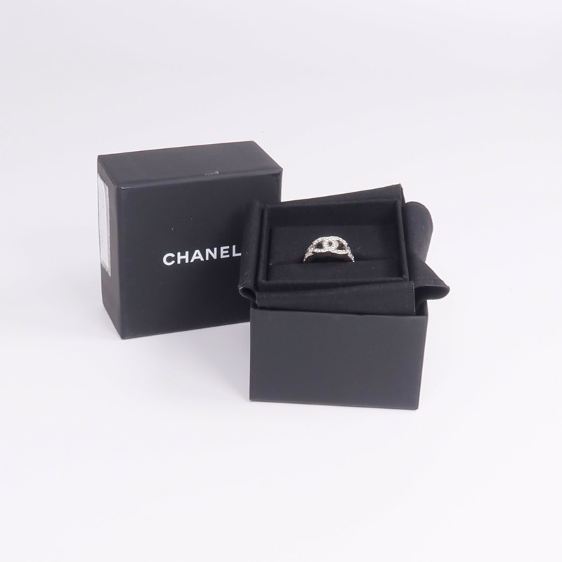 CHANEL 金屬Coco Mark Ring戒指-9