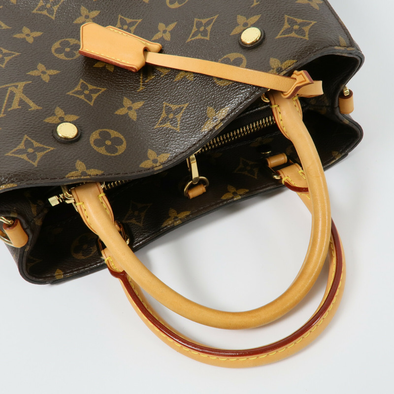 LOUIS VUITTON Monogram Montaigne BB手挽肩背兩用袋-7