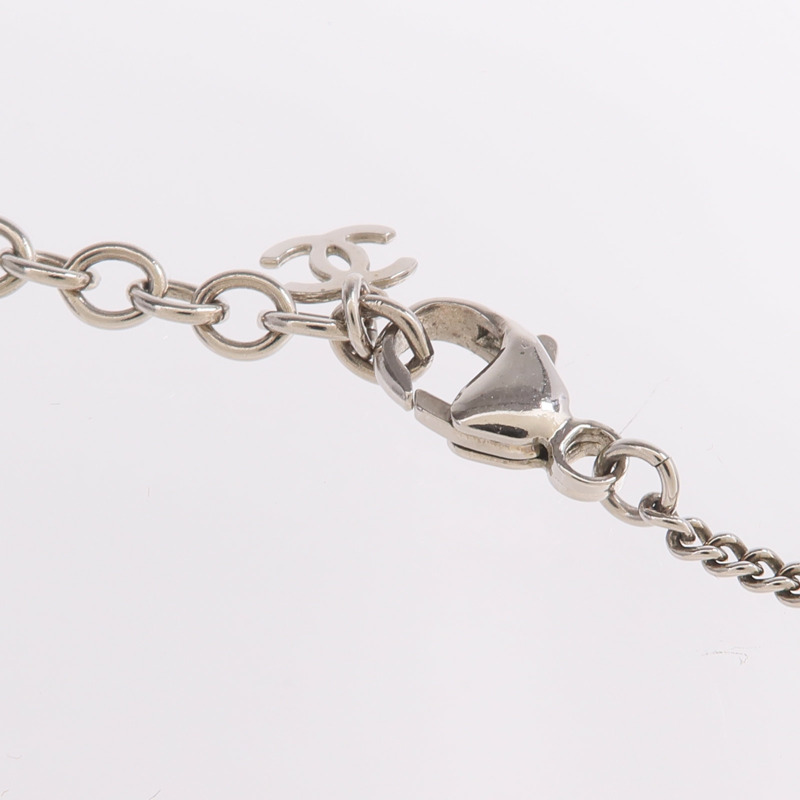 CHANEL 金屬/琺瑯Burttefly CC Pendant Necklace項鍊-4
