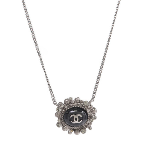 CHANEL 金屬Black Stone Necklace項鍊