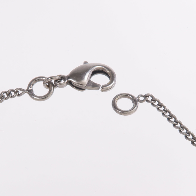 CHANEL 金屬Black Stone Necklace項鍊-5