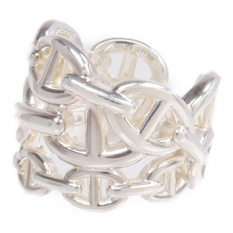HERMES 925純銀Chaine d'ancre Enchainee Ring戒指-2