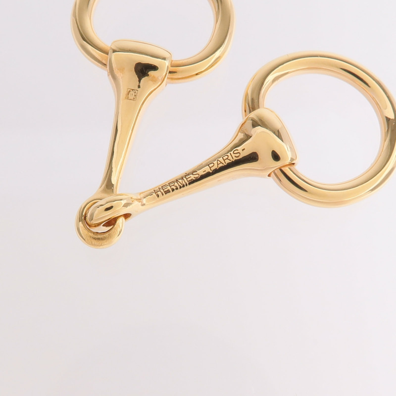 HERMES 金屬Mini Mors Twilly Ring絲巾扣-5