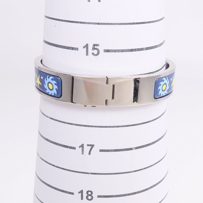 HERMES 金屬/琺瑯Clic H Bracelet手鐲-9