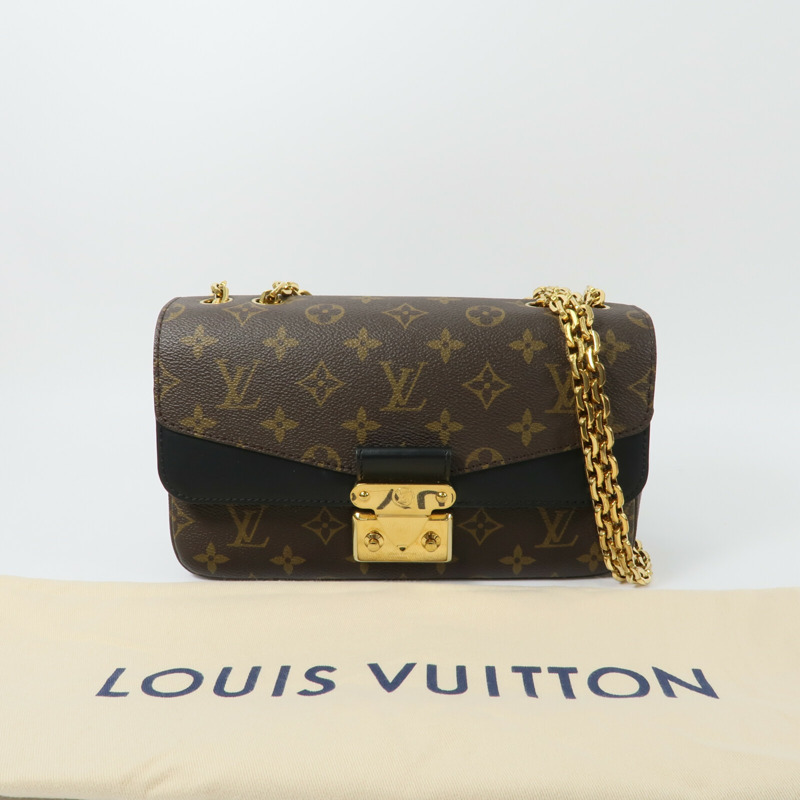 LOUIS VUITTON Monogram Marceau鏈帶手挽肩背兩用袋-10