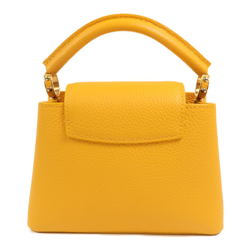 LOUIS VUITTON Taurillon皮革Capucines Mini手挽肩背兩用袋-1