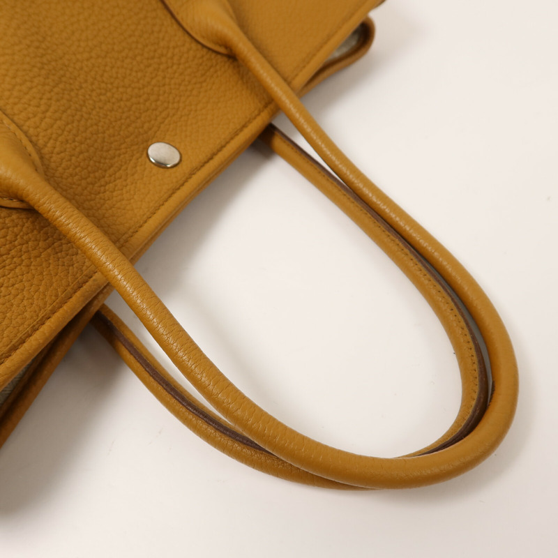 HERMES Negonda皮革Garden Party PM手挽袋Sesame-7