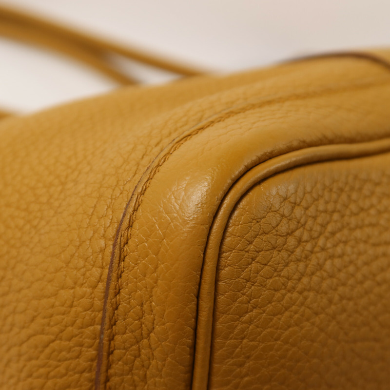 HERMES Negonda皮革Garden Party PM手挽袋Sesame-12
