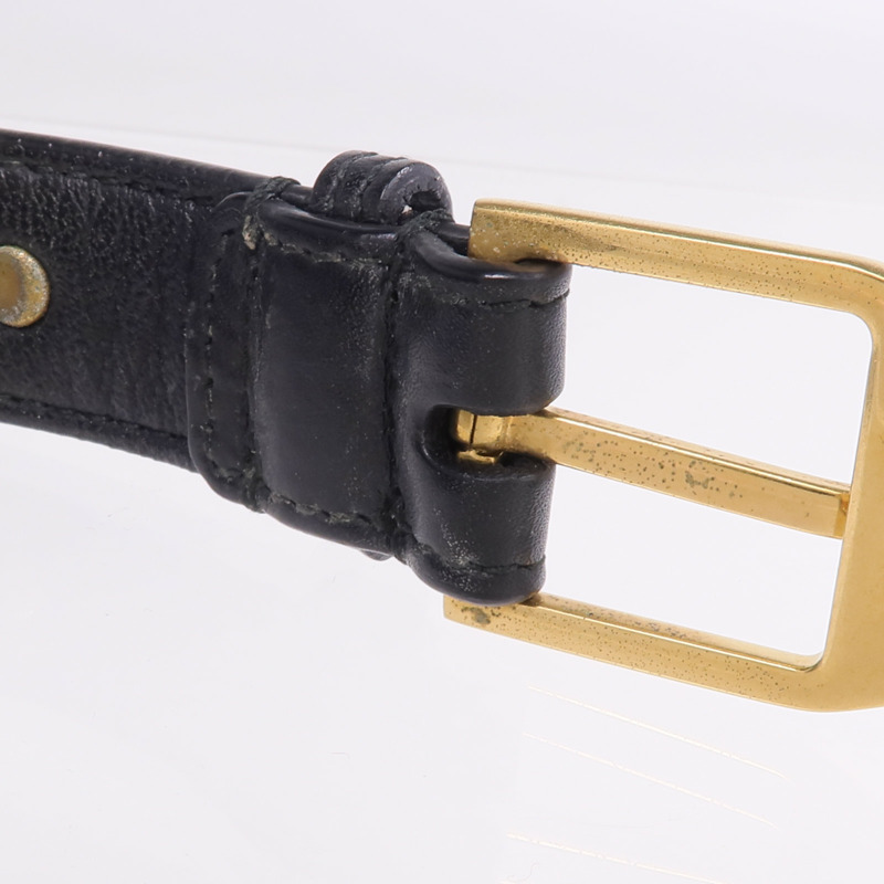 YVES SAINT LAURENT 牛皮皮革/金屬Studded De Force Bracelet手帶-10