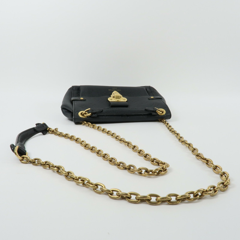 LOUIS VUITTON Monogram Empreinte Vavin BB鏈帶肩背袋-7