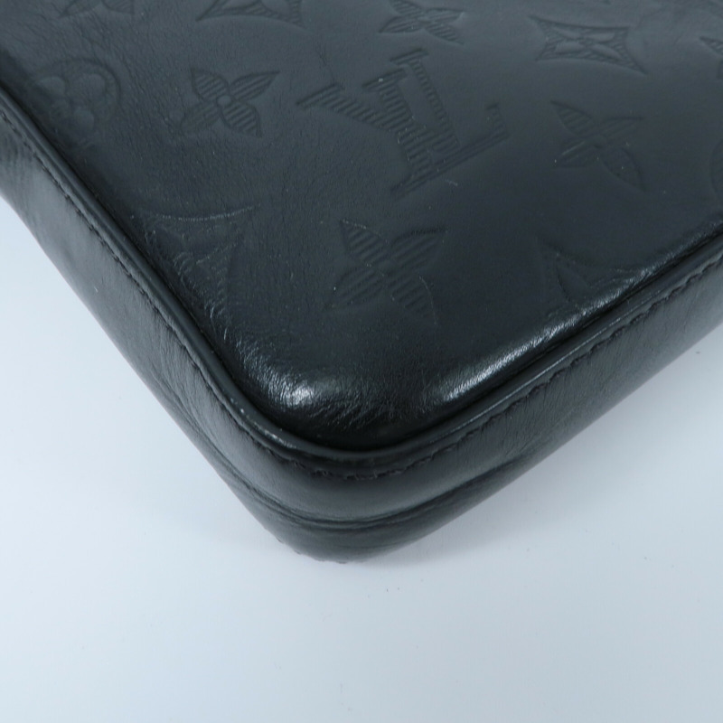 LOUIS VUITTON Monogam Shadow Dou Messenger Bag肩背袋-12