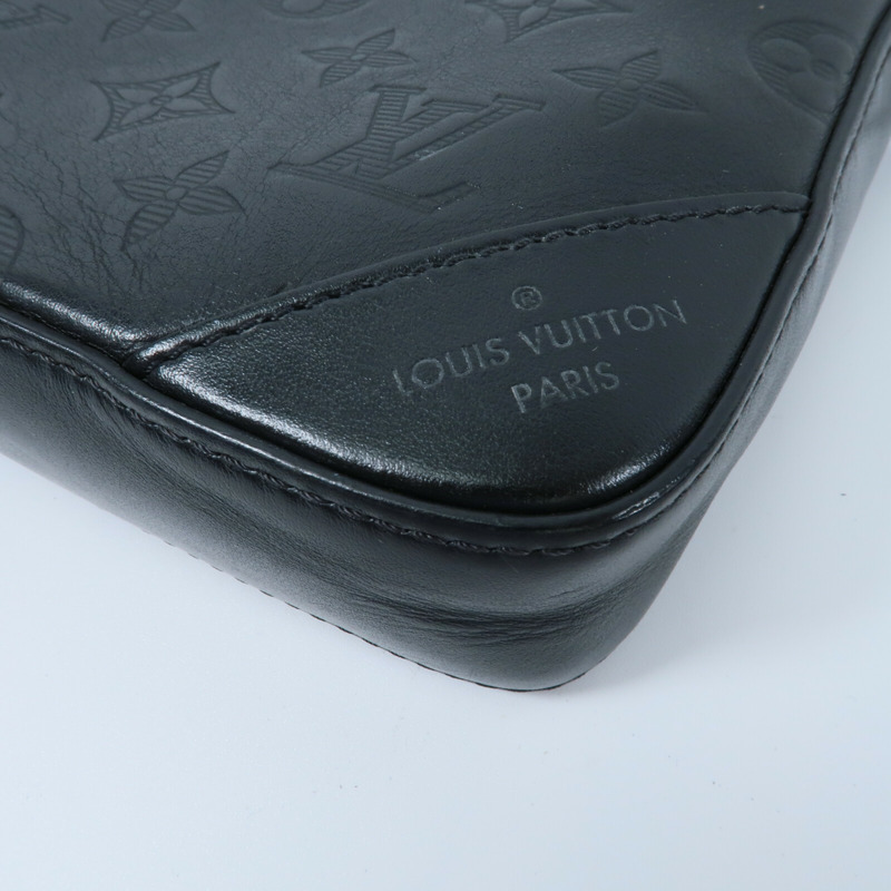 LOUIS VUITTON Monogam Shadow Dou Messenger Bag肩背袋-13