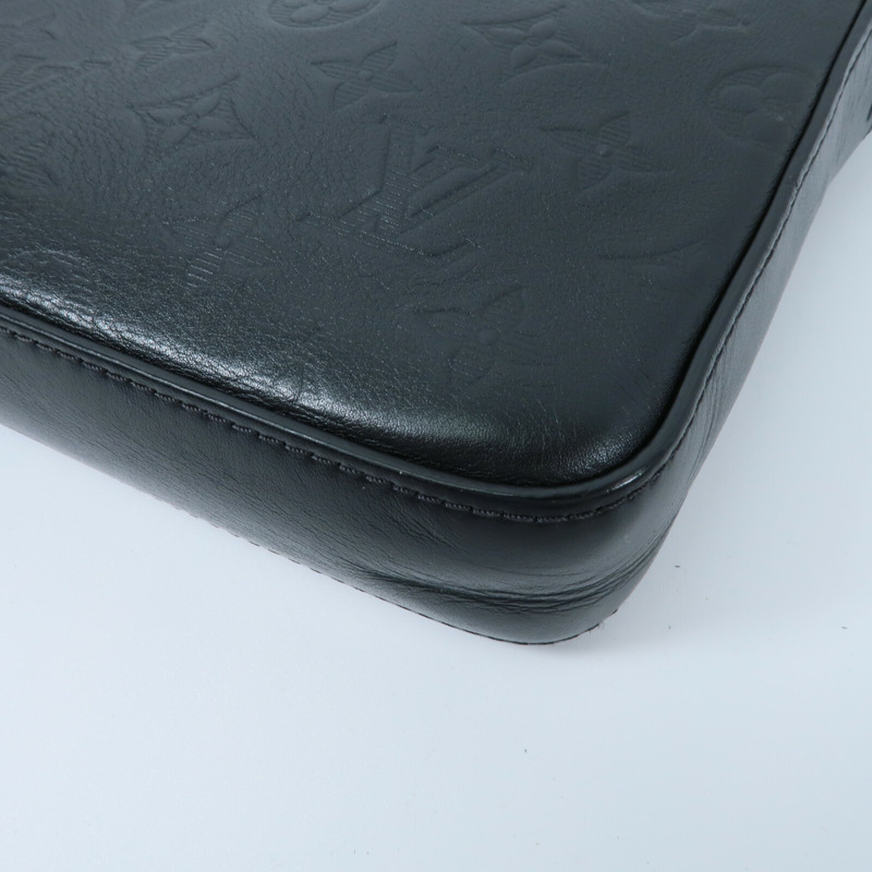 LOUIS VUITTON Monogam Shadow Dou Messenger Bag肩背袋-15