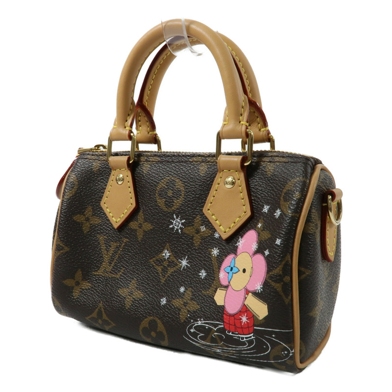 LOUIS VUITTON Monogram Nano Speedy手挽肩背兩用袋-2
